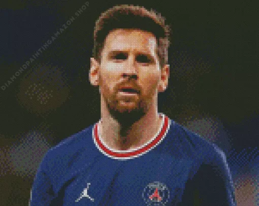 Football Player Messi Diamond Painting