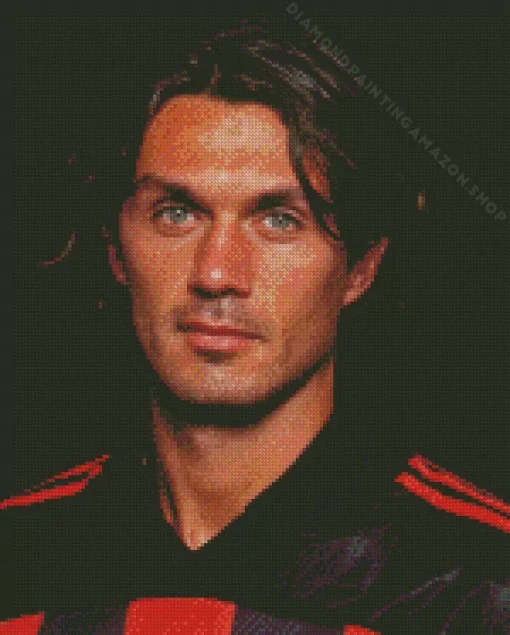 Player Paolo Maldini Diamond Painting