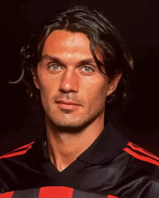 Player Paolo Maldini Diamond Painting