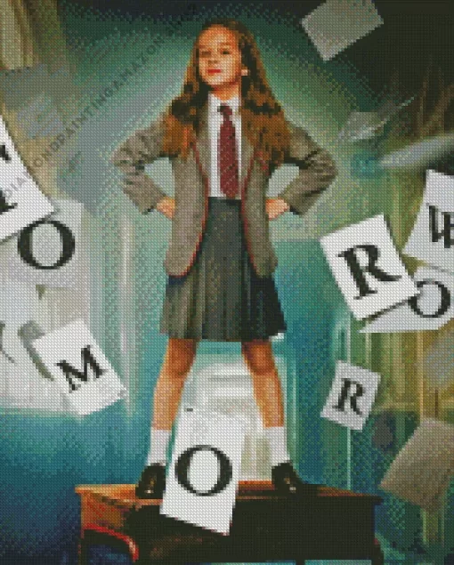 Matilda The Musical Poster Diamond Painting