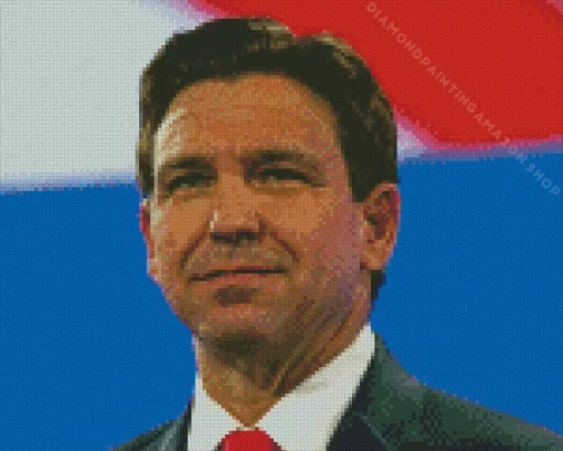 Famous Ron Desantis Diamond Painting