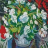 Begonias Vase Art Diamond Painting