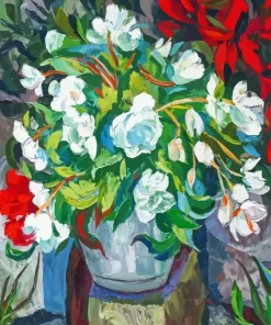 Begonias Vase Art Diamond Painting