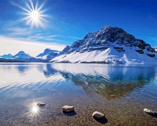 Bow Lake Diamond Painting