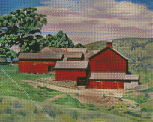 Connecticut Barns Diamond Painting