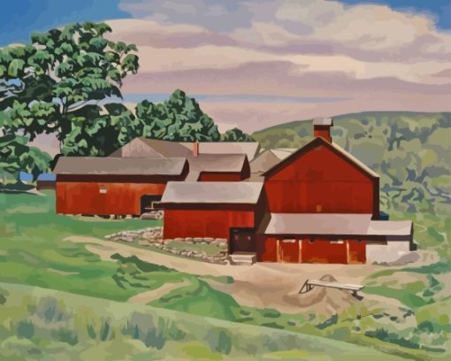 Connecticut Barns Diamond Painting