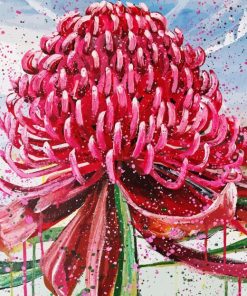 Waratah Telopea Diamond Painting