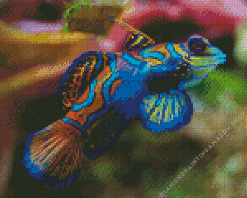 Beautiful Mandarin Fish Diamond Painting