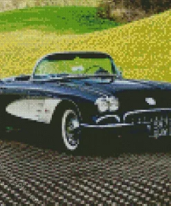 1960 Corvette Car Diamond Painting