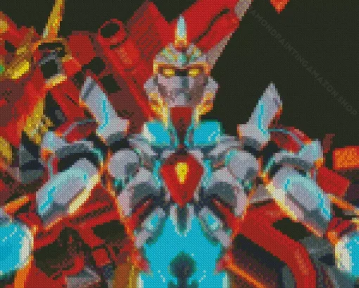 Gridman Diamond Painting