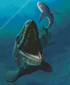 Mosasaurs Diamond Painting