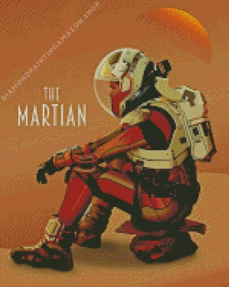 The Martian Poster Diamond Painting
