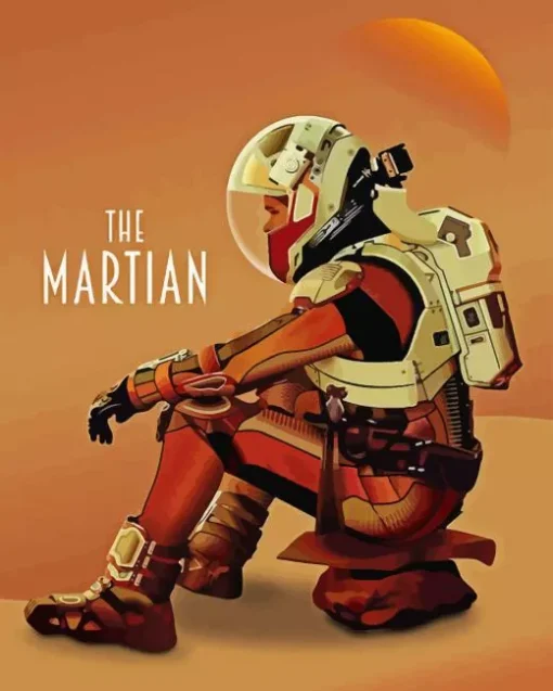 The Martian Poster Diamond Painting