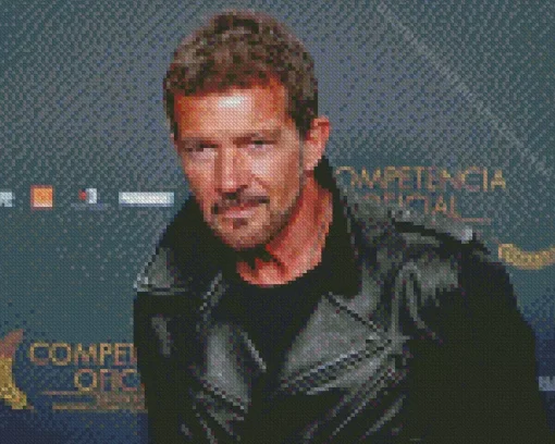 Famous Antonio Banderas Diamond Painting