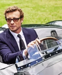 Actor Simon Baker Diamond Painting