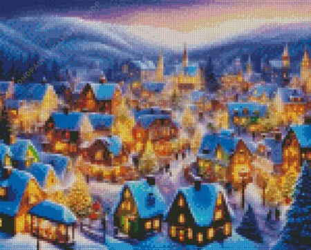 Christmas Village Diamond Painting