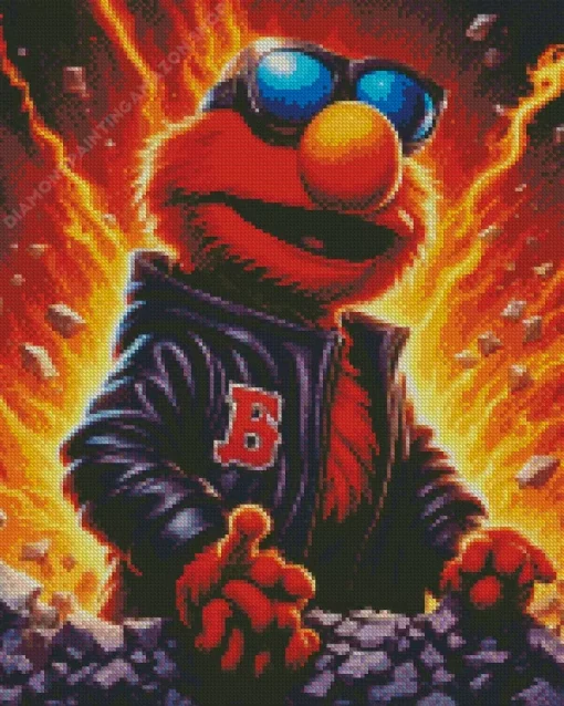 Cool Elmo Diamond Painting