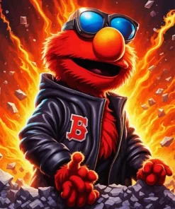 Cool Elmo Diamond Painting