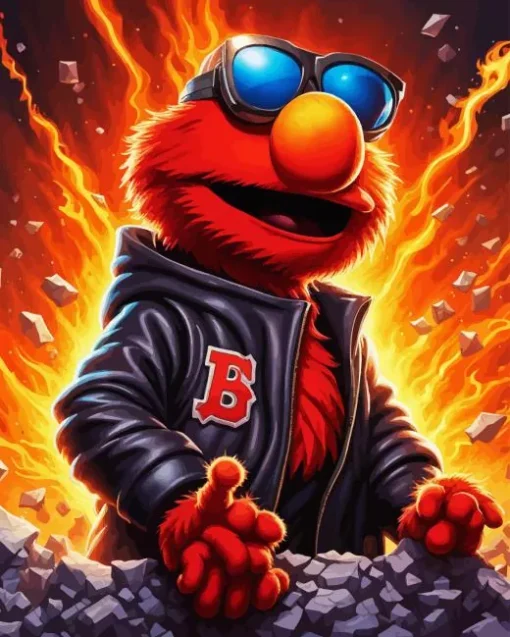 Cool Elmo Diamond Painting