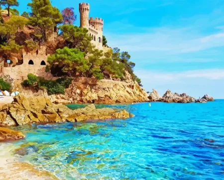Costa Brava Beach Diamond Painting