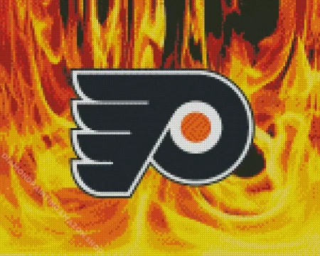 Flyers Logo Diamond Painting
