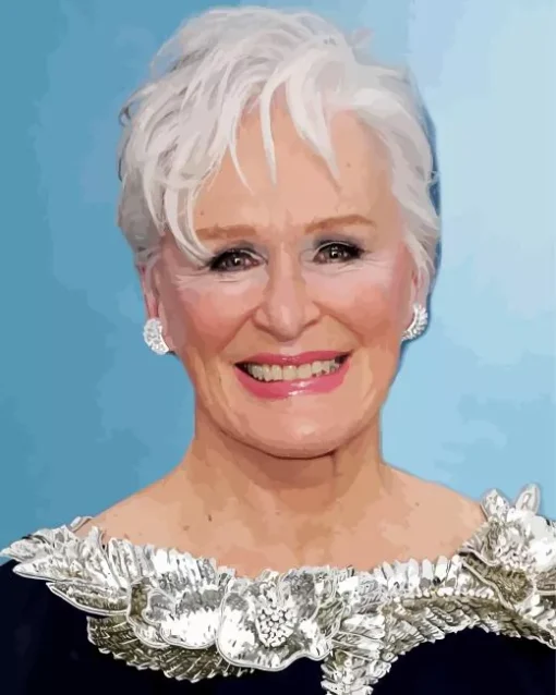 Classy Glenn Close Diamond Painting