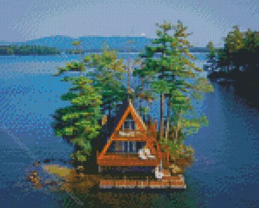 Epic Lake Winnipesaukee Diamond Painting