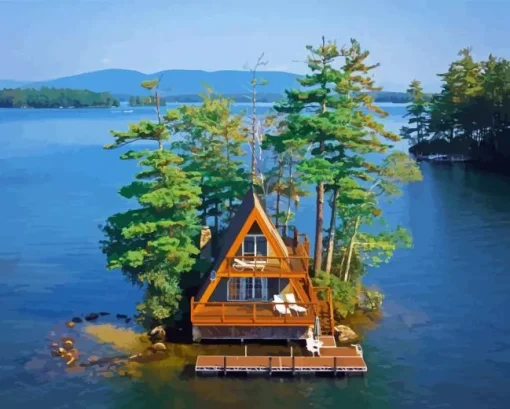 Epic Lake Winnipesaukee Diamond Painting