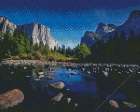 Merced River Diamond Painting