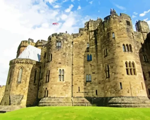 Alnwick Castle Diamond Painting