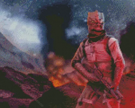Bossk Star Wars Diamond Painting