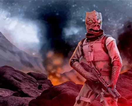 Bossk Star Wars Diamond Painting