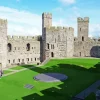 Big Caernarfon Castle Diamond Painting