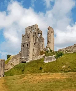 Corfe Castle Diamond Painting