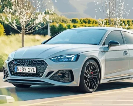 Grey Audi Rs5 Diamond Painting