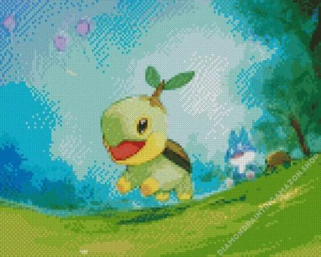 Pokemon Turtwig Diamond Painting