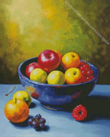 Aesthetic Fruit Bowl Diamond Painting
