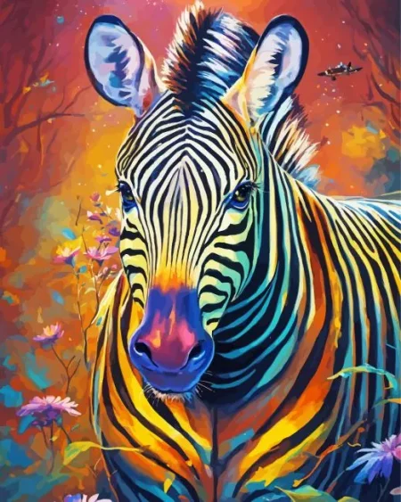 Funky Zebra Diamond Painting