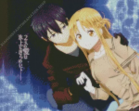 Asuna And Kirigaya Diamond Painting