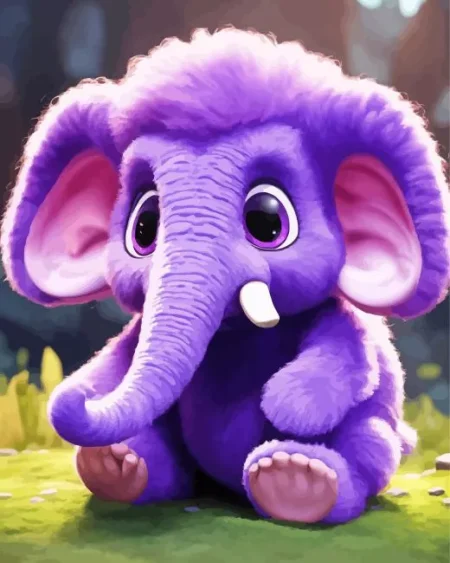 Baby Elephant Diamond Painting