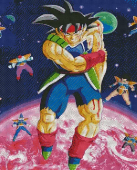 Bardock Diamond Painting