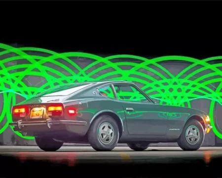 Black Fairlady Datsun Diamond Painting