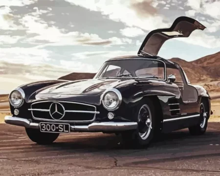 Vintage Mercedes Diamond Painting