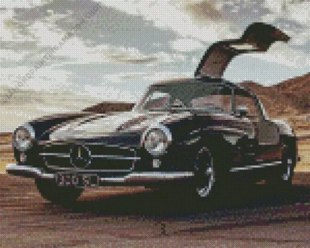 Vintage Mercedes Diamond Painting