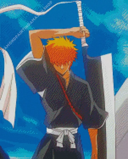 Ichigo Kurosaki Diamond Painting