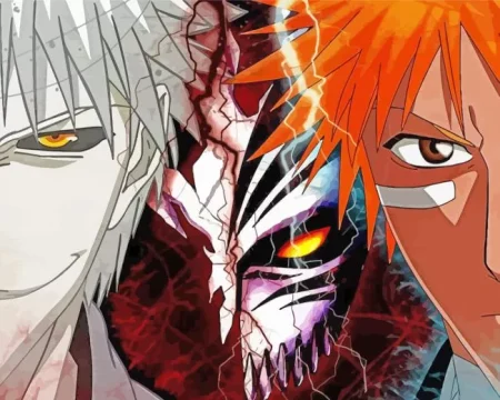 Ichigo Half Hollow Diamond Painting