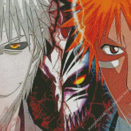 Ichigo Half Hollow Diamond Painting