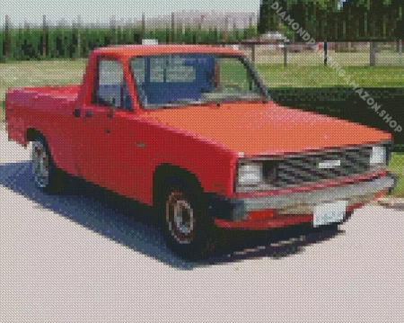 Red Mazda B2200 Diamond Painting