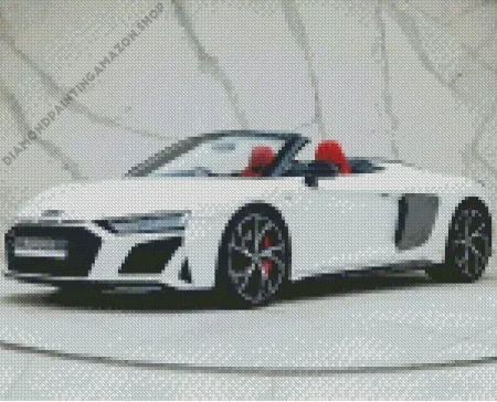 White Audi I8 Diamond Painting