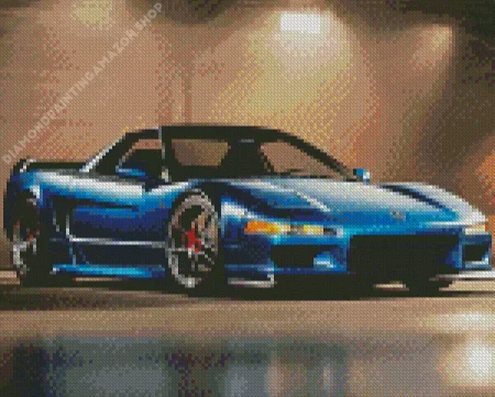Blue Acura Nsx Diamond Painting